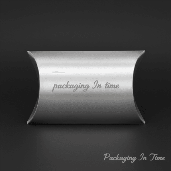 Custom Silver Pillow Boxes